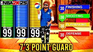 THIS 7'3 ISO CENTER BUILD IS BREAKING NBA 2K25!