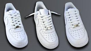 3 Cool Ways How To Lace Nike Air Force 1 (Nike Air Force 1 Lacing)