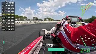 Zoe Florescu Potolea, KZ, onboard FIA Karting European Championship, 2024, Val Vibrata, Italy