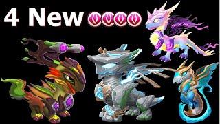 4 New Ancient Dragons | Ameyalpaz, Kshiji, Kedros and Charnaster Dragons | DML