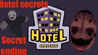 Hotel Secrets Roblox + Secret Ending