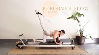 55 MIN FULL BODY Reformer Pilates Flow (no props)