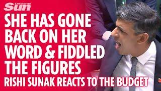 Rishi Sunak rips into Labour 'fiddling the figures' over 'misleading' Budget