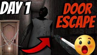 GRANNY DOOR ESCAPE | HARD MODE | ZERO DEATHS | #granny #grannygameplay #grannytipsandtricks #viral