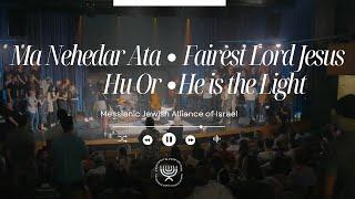 HEBREW WORSHIP from Israel - Fairest Lord Jesus - He is the Light [Live]