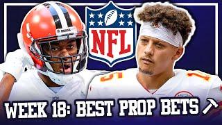 The BEST Player Prop Bets For NFL Week 18 | Props & Hops