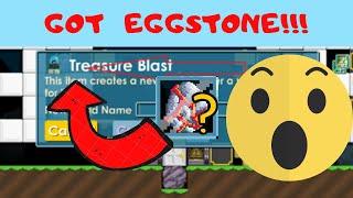 USING TREASURE BLAST!! GOT EGGSTONE?!!! | GROWTOPIA