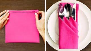 27 NAPKIN FOLD IDEAS