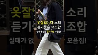실패없는 색조합 총정리️ 이것만 지켜도 옷잘러!! #코디 #패션 #코디추천