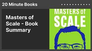 Masters of Scale - Book Summary