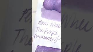 Ferris Wheel Press The Purple Jade Rabbit Fountain Pen Ink - BACK IN STOCK!!  #shorts