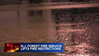 New Jersey Fire Service lifts statewide restrictions after 'substantial rainfall'