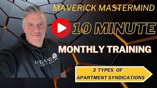 3 Types of Apartment Syndication with Josh Cantwell.