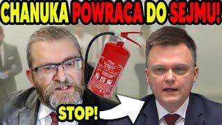 BRAUN USTAWIA HOŁOWNIE DO PIONU! CHANUKA NIE W POLSKIM SEJMIE!