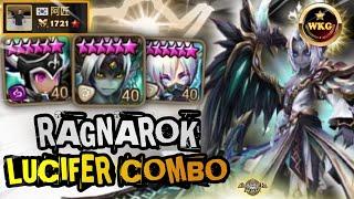 WTF RAGNAROK with LUCIFER and VERONICA IN RTA SUMMONERS WAR