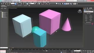 3ds Max для начинающих  1 урок ( интерфейс и создание фигур )