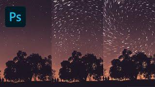 An Easy Way to Make Star Trails in Photoshop