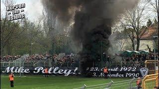 BSG Chemie Leipzig 1:0 BFC Dynamo 15.04.2018 | Choreos, Pyro & Support