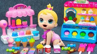 90 Minutes Satisfying with Cute Ice Cream Playset Unboxing, Cash Register ASMR  Lana Unboxing Toys