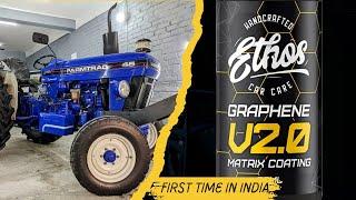 Graphene Coating On A Tractor ||  Ethos Matrix V2.0  ||  Avtar Car Care