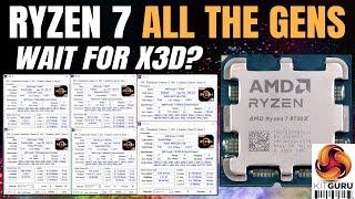 AMD Ryzen 7 - All The Generations Tested