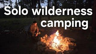 Scary camp pt-2 solo truck camping in the Arizona wilderness #camping #cooking #spooky