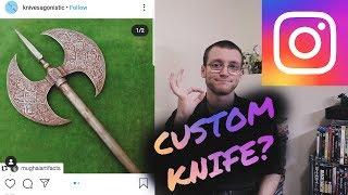 Knife Nut Reviews CUSTOM KNIVES OF INSTAGRAM