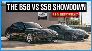 Dyno Wars: Modified BMW M3 S58 vs Modified Toyota Supra B58 - Which Packs More Punch?