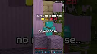 This Minecraft Hacker is scared of me..