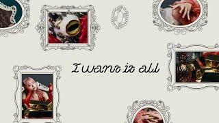 Cö shu Nie 「I want it all」 Lyric Video