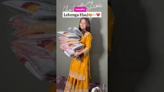 Meesho Lehenga Haul #shorts #meesho