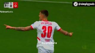 Benjamin Sesko Goal, Leipzig Vs Augsburg (1-0) All Goals Analysis & Highlights Result