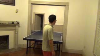 Eunsoo Lee vs. Robert Trudell, Table Tennis Match, 16 September 2013, Yuma, Arizona, 00011