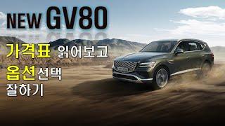 NEW GV80 가격표 읽어보고 옵션선택 잘하기