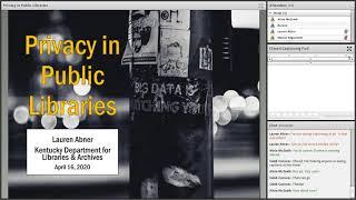 Privacy in Public Libraries