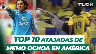 Diez atajadas de Memo Ochoa con América