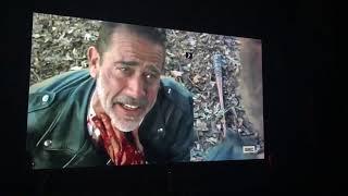 The Walking Dead Rick cuts Negan’s Throat