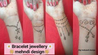 Latest Bracelet jewellery mehndi designs|new arabic mehndi design|new bracelet mehndi tattoos|henna