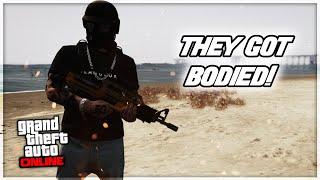 These Tryhards Were Killing an AFK Noob So I Had To Help️ | GTA 5 Online 2v1