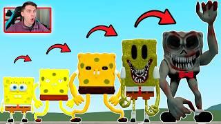 NUEVA EVOLUCION DE BOB ESPONJA MALDITO EN GARRY'S MOD - REACCION THEKALO