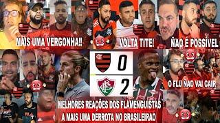 MELHORES REAÇÕES DOS FLAMENGUISTAS AO FLAMENGO 0X2 FLUMINENSE E MAIS UMA VERGONHA NO BRASILEIRAO