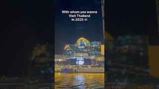 Bangkok Night View From Chao Phraya Cruise #shorts #nightlife #bangkok #iconsiam #watarun #asiatique