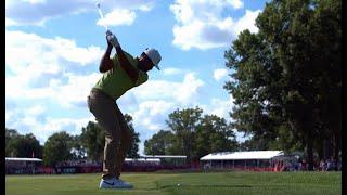 Tony Finau / 6-Iron Slow Motion Tall Man's Ideal Golf Swing /Read Tips Below ⬇️ ⬇️