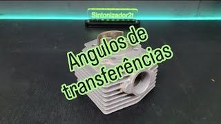 Saiba por que você não consegue ganhar potência no seu motor dois tempos - ângulo de transferência