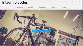 Intown Bicycles website - Max Goodall