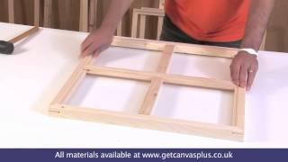 Canvas Stretcher Frames & Fitting Brace Bars