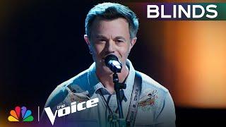 Brad Sample's Unique Voice Shines on The Box Tops' "The Letter" | The Voice Blind Auditions | NBC