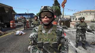 Grand Theft Auto V NPC Wars 159 - Chinese Army vs Farmer/LSSD