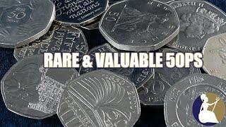 Rare & Valuable 50p Coins Worth Money That You Can Find!!!