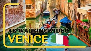 Venice: 4K Walking Tour of Enchanting Canals and Historic Streets 